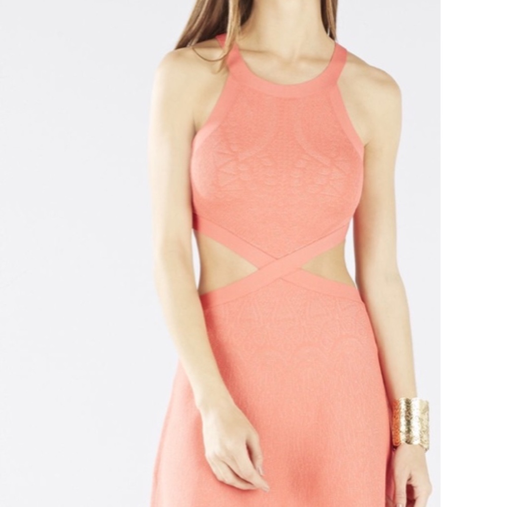 BCBG - Alora Jacquard A-line Dress